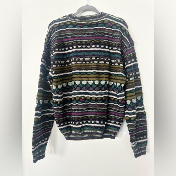 Jhane Barnes Vintage 3 knit Pullover Men’s Sweater M - Picture 4 of 6